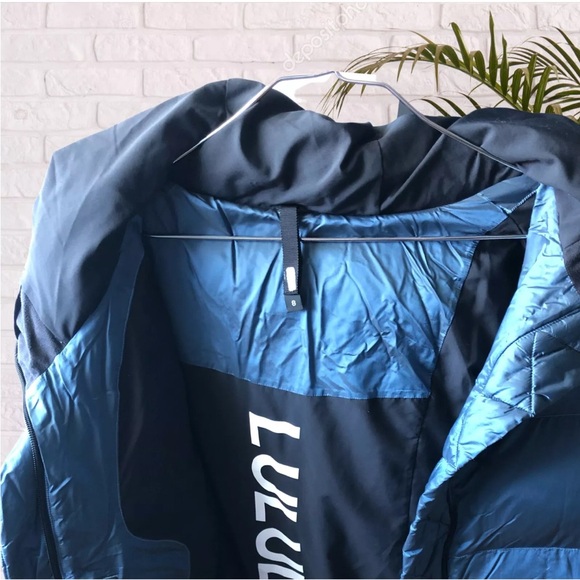 Lululemon GOOSE DOWN Wunder Puff Jacket Blue Sz 8 - Picture 4 of 13